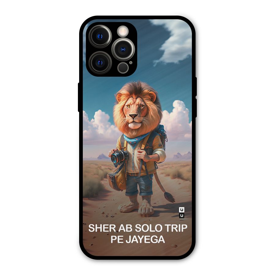 Sher Solo Trip Metal Back Case for iPhone 12 Pro Max