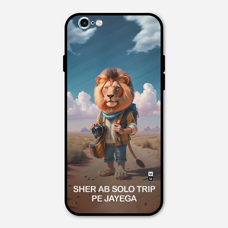 Sher Solo Trip Metal Back Case for iPhone 6 6s