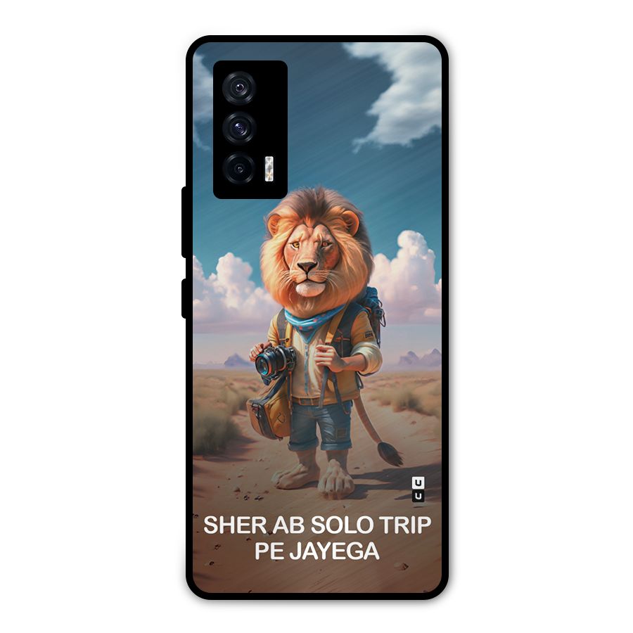Sher Solo Trip Metal Back Case for iQOO 7 5G
