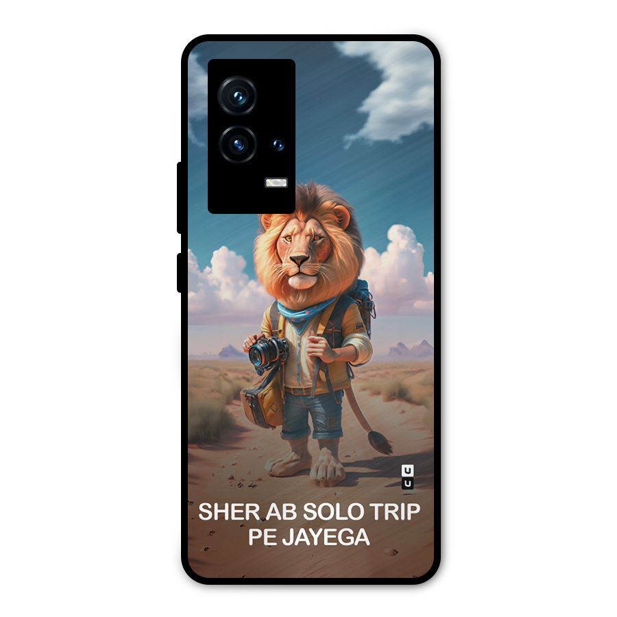 Sher Solo Trip Metal Back Case for iQOO 9 5G
