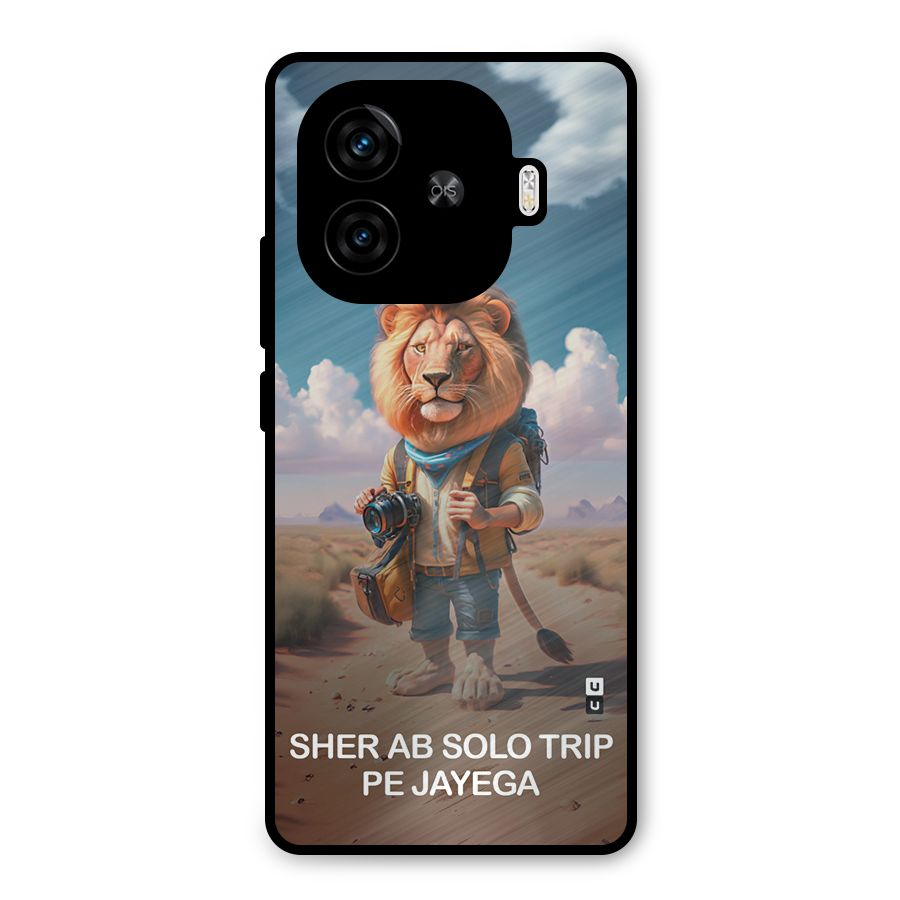Sher Solo Trip Metal Back Case for iQOO Z9 Turbo