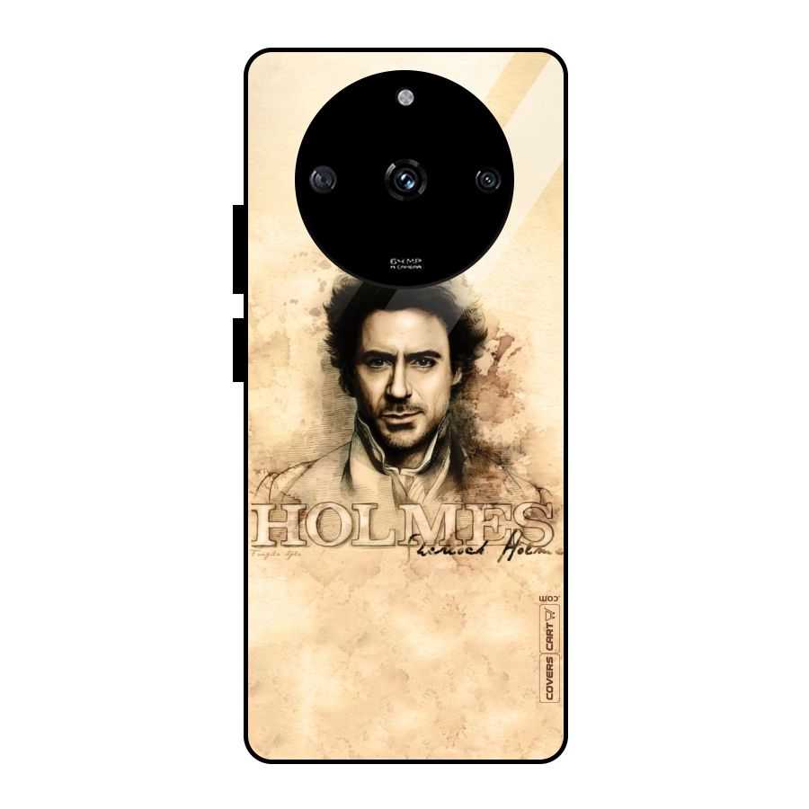 Sherlock Holmes Fan Art Glass Back Case for Realme Narzo 60 5G