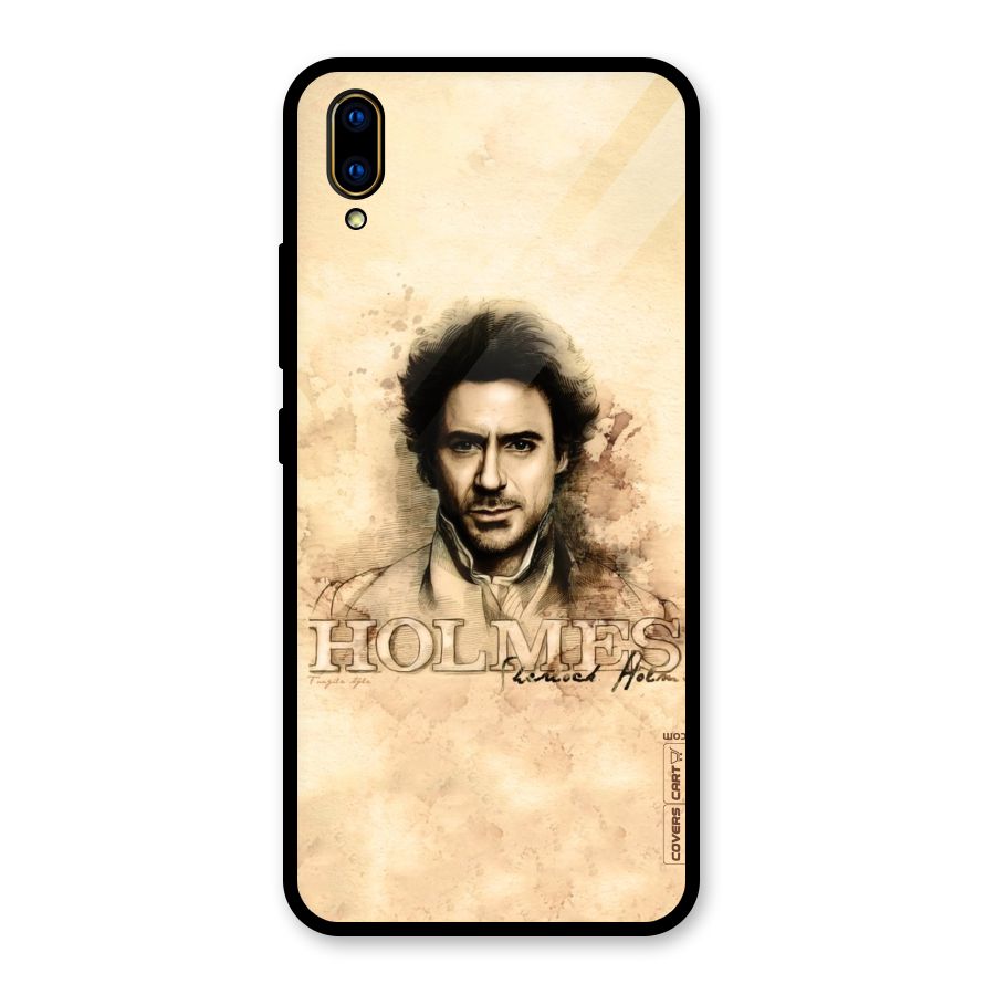 Sherlock Holmes Fan Art Glass Back Case for Vivo V11 Pro