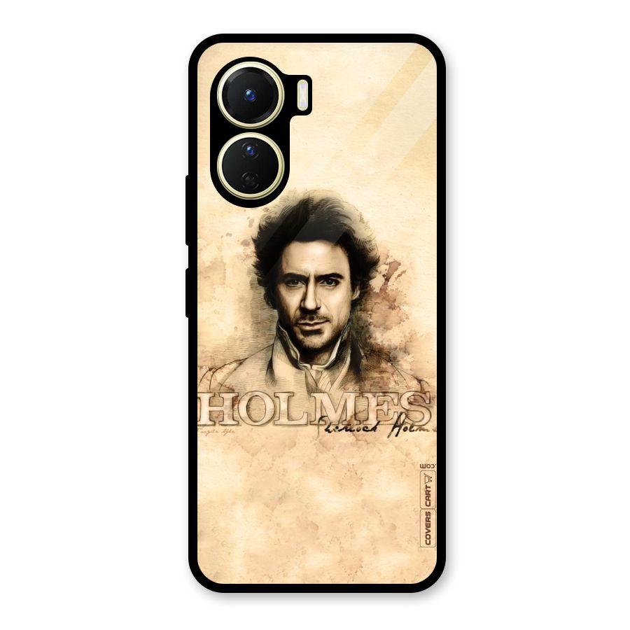 Sherlock Holmes Fan Art Glass Back Case for Vivo Y56