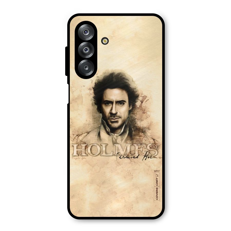 Sherlock Holmes Fan Art Metal Back Case for Galaxy A26