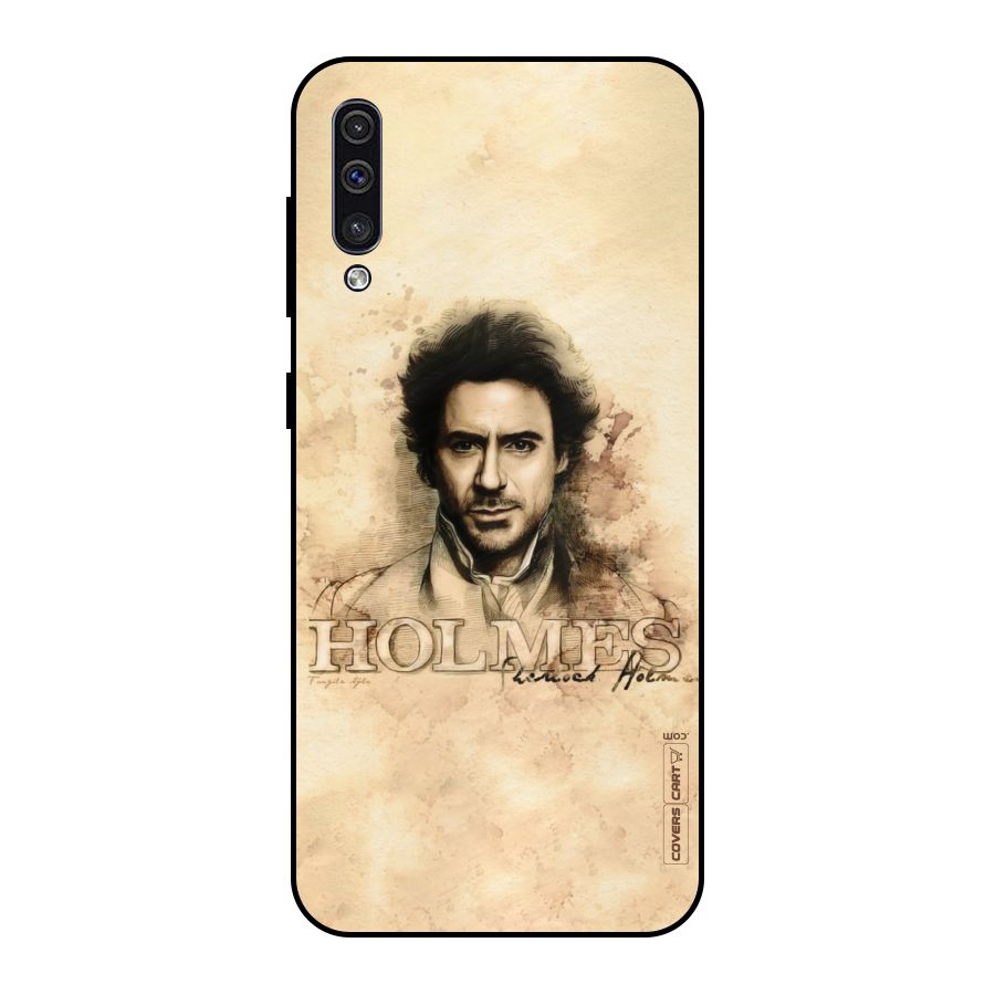 Sherlock Holmes Fan Art Metal Back Case for Galaxy A50