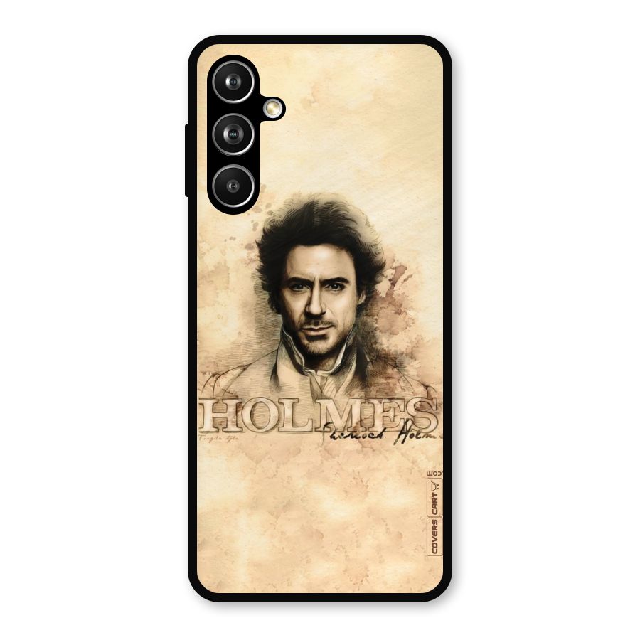 Sherlock Holmes Fan Art Metal Back Case for Galaxy F54