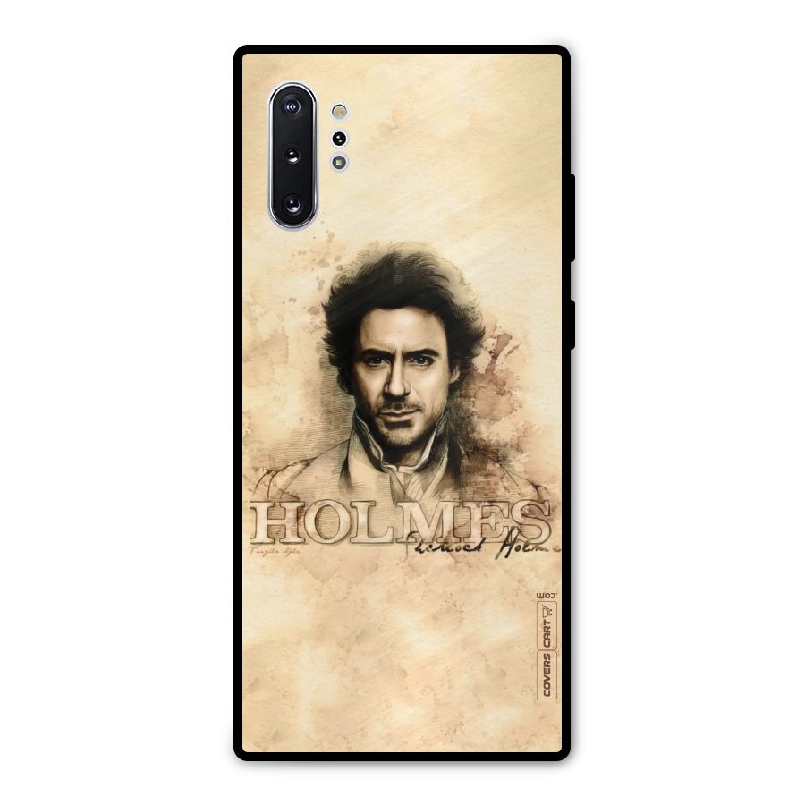 Sherlock Holmes Fan Art Metal Back Case for Galaxy Note 10 Plus