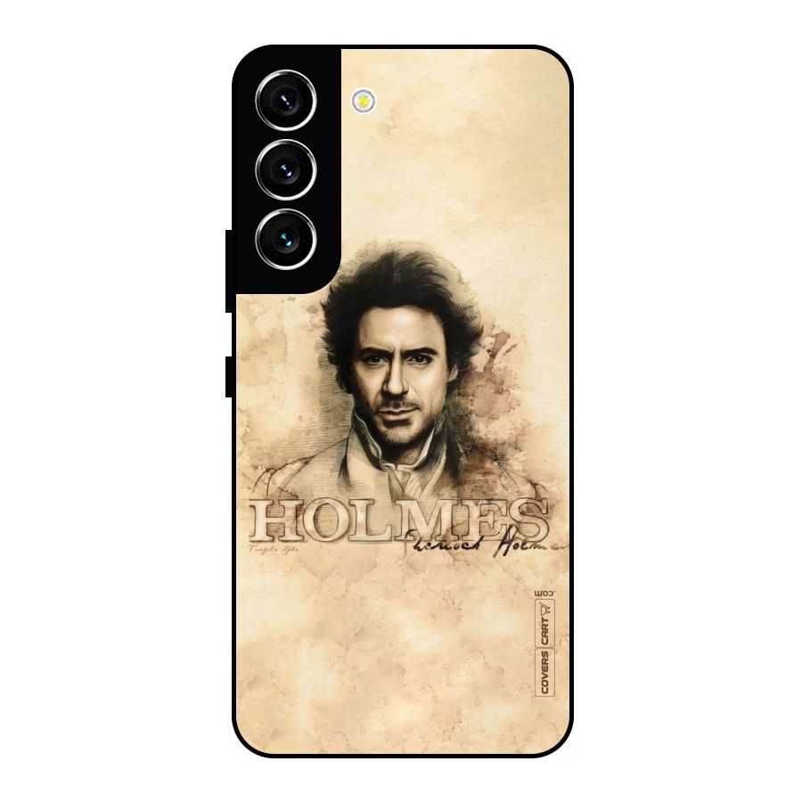 Sherlock Holmes Fan Art Metal Back Case for Galaxy S22 5G