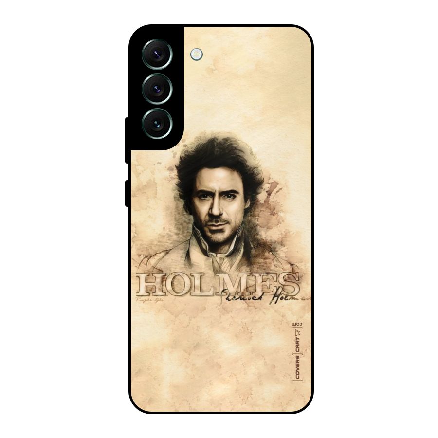 Sherlock Holmes Fan Art Metal Back Case for Galaxy S22 Plus 5G