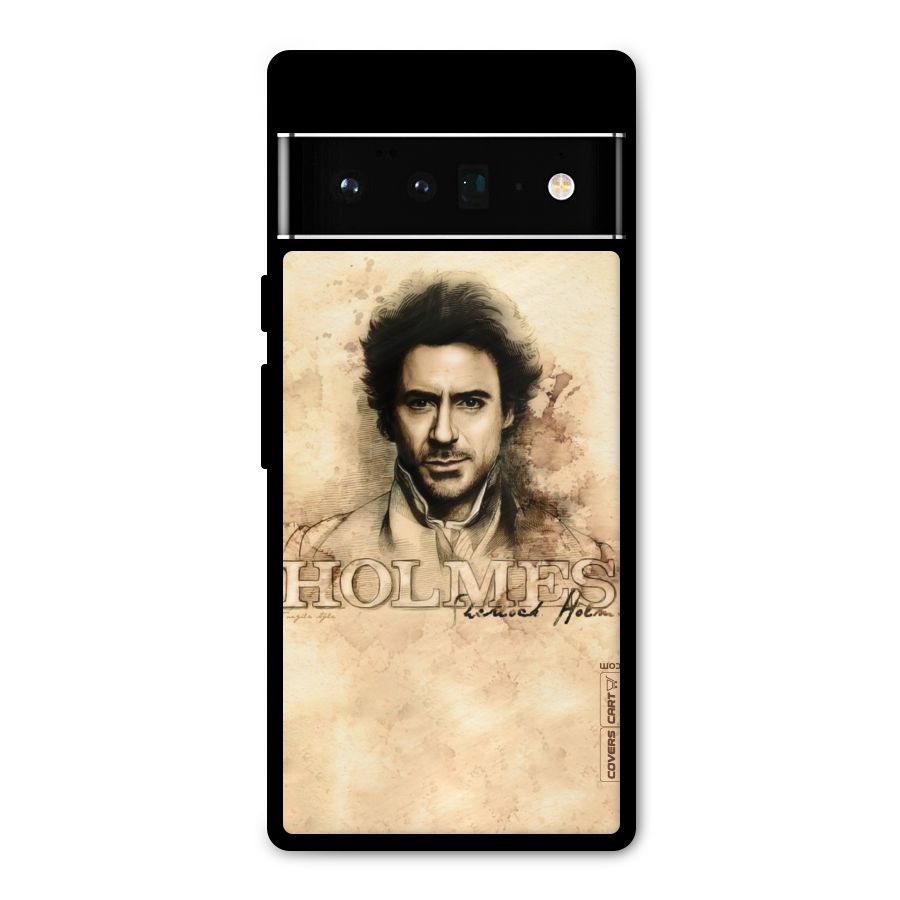 Sherlock Holmes Fan Art Metal Back Case for Google Pixel 6 Pro