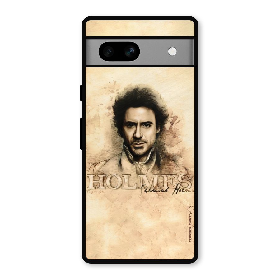 Sherlock Holmes Fan Art Metal Back Case for Google Pixel 7a