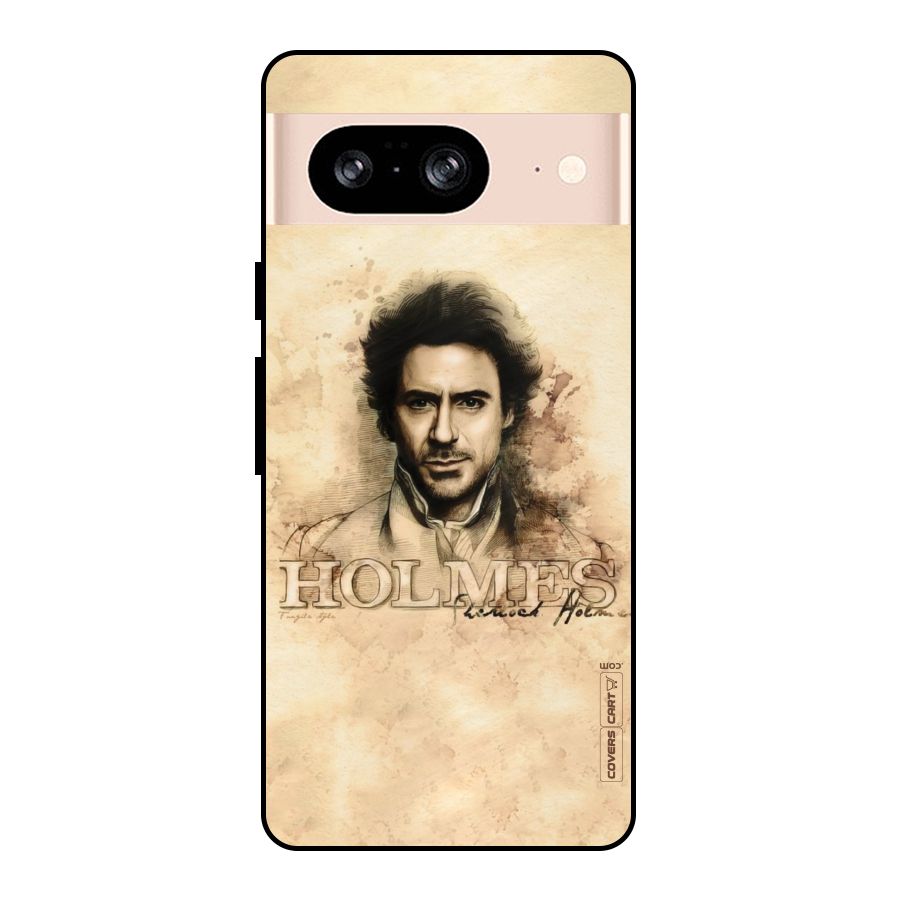 Sherlock Holmes Fan Art Metal Back Case for Google Pixel 8