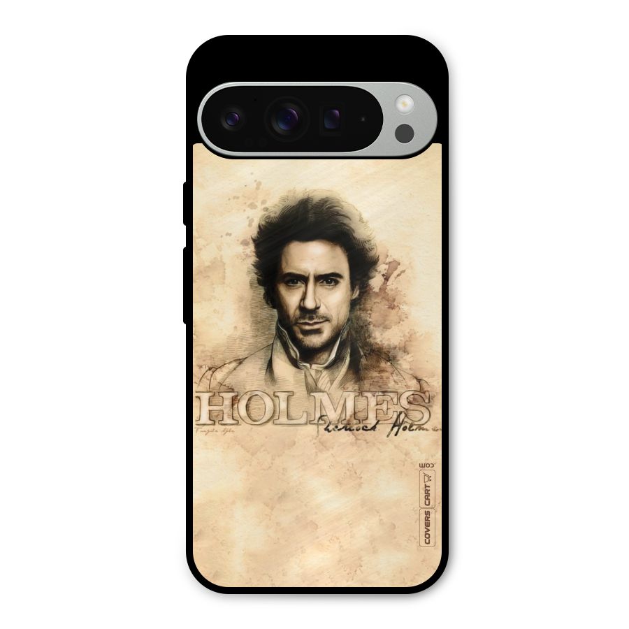 Sherlock Holmes Fan Art Metal Back Case for Google Pixel 9 Pro XL