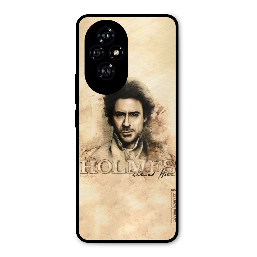 Sherlock Holmes Fan Art Metal Back Case for Honor 200