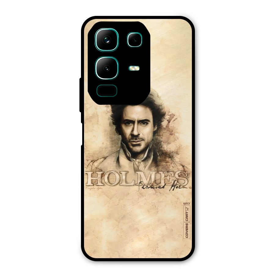 Sherlock Holmes Fan Art Metal Back Case for Infinix Note 50x