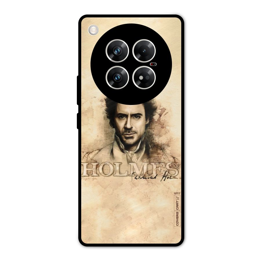 Sherlock Holmes Fan Art Metal Back Case for Infinix Zero 40 5G