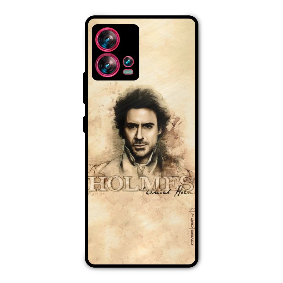 Sherlock Holmes Fan Art Metal Back Case for Motorola Edge 30 Fusion