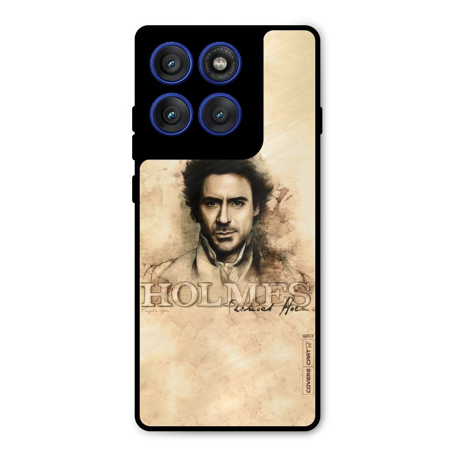 Sherlock Holmes Fan Art Metal Back Case for Motorola Edge 60 Pro