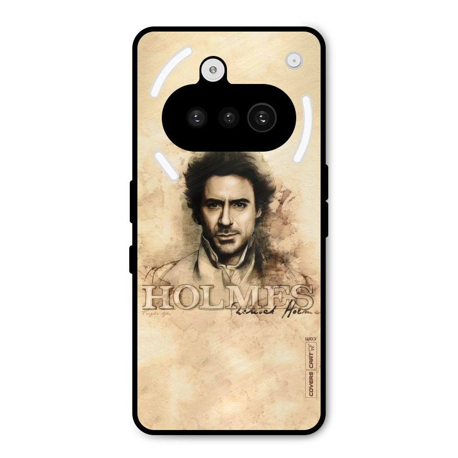 Sherlock Holmes Fan Art Metal Back Case for Nothing Phone 3a