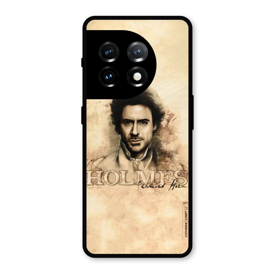 Sherlock Holmes Fan Art Metal Back Case for OnePlus 11