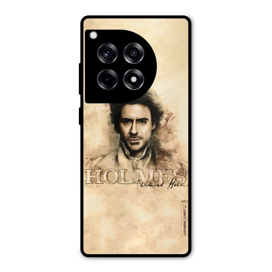 Sherlock Holmes Fan Art Metal Back Case for OnePlus 12R