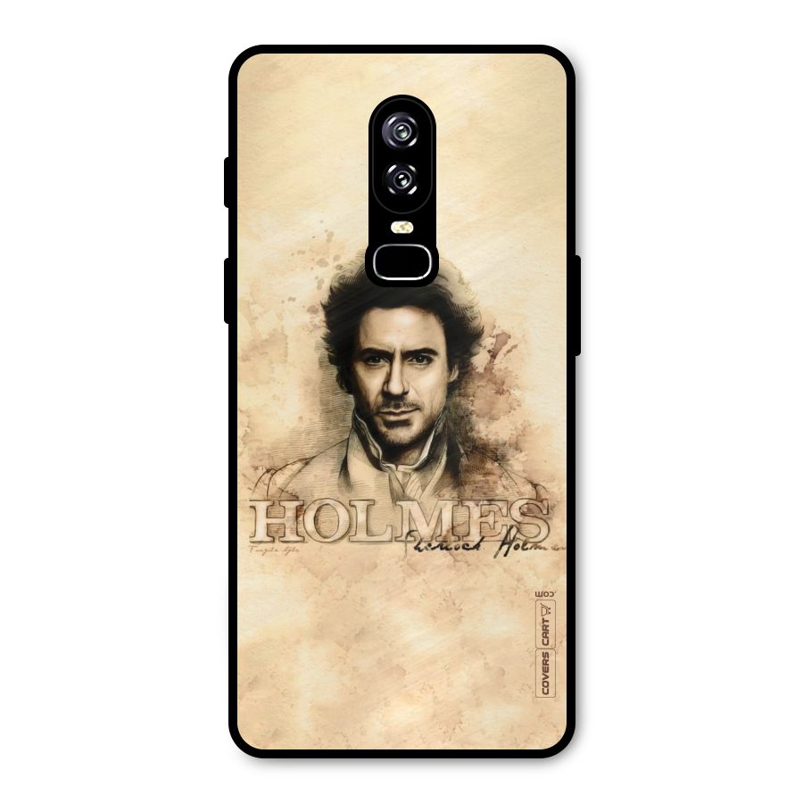 Sherlock Holmes Fan Art Metal Back Case for OnePlus 6