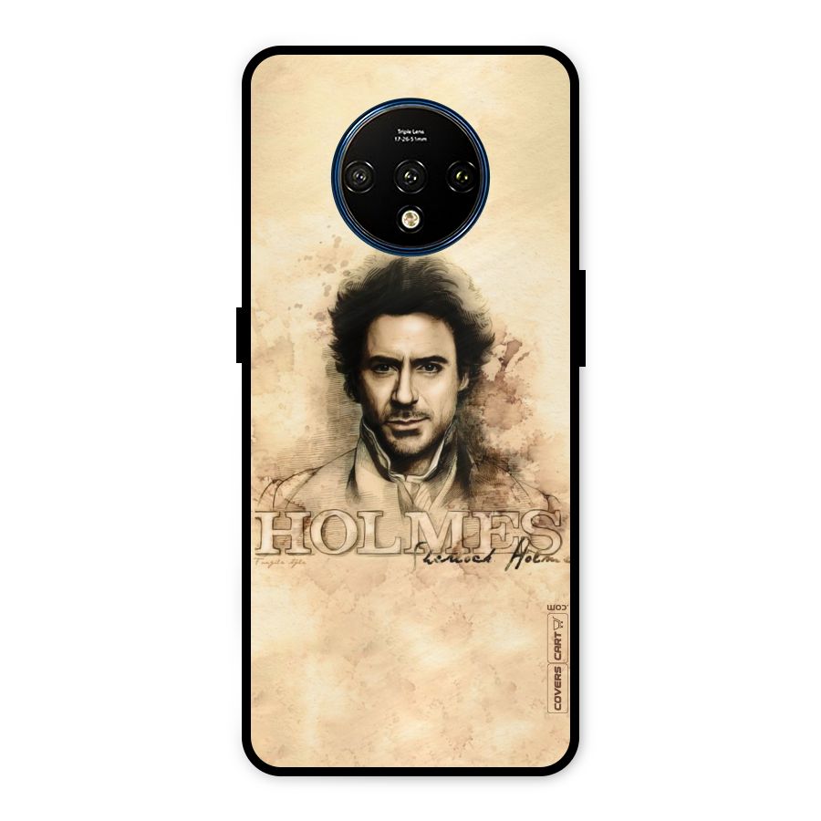 Sherlock Holmes Fan Art Metal Back Case for OnePlus 7T