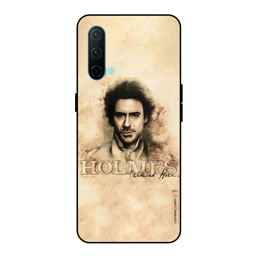 Sherlock Holmes Fan Art Metal Back Case for OnePlus Nord CE 5G