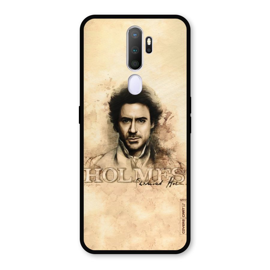 Sherlock Holmes Fan Art Metal Back Case for Oppo A5 (2020)