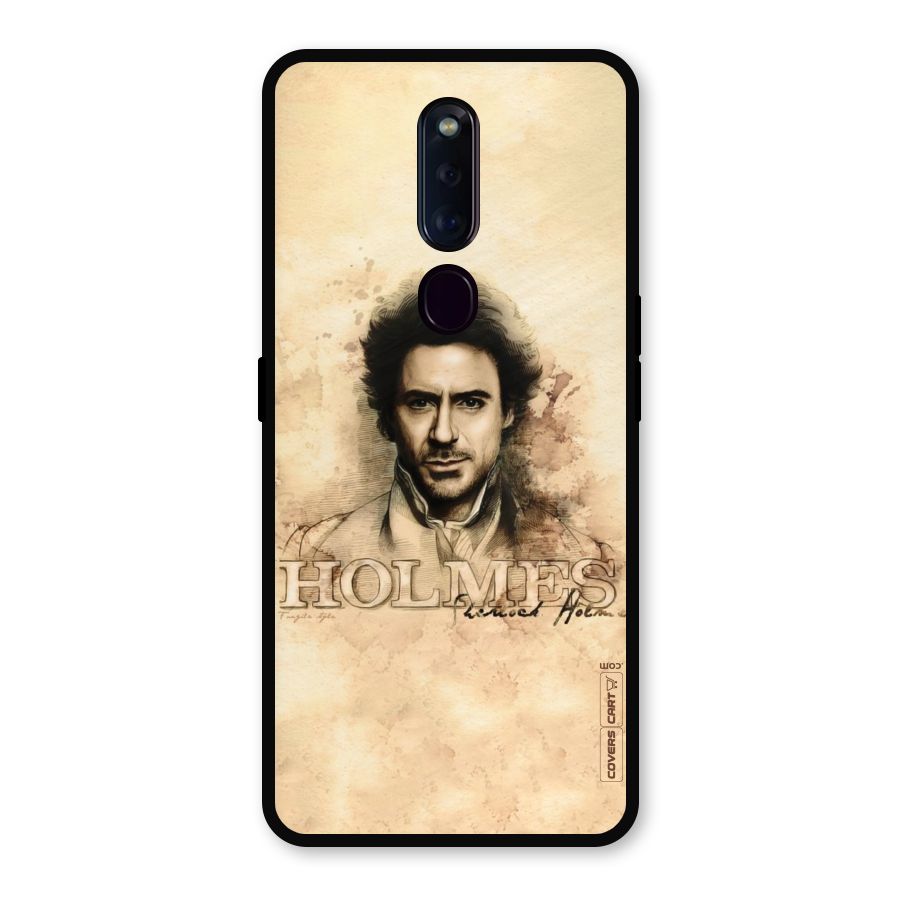 Sherlock Holmes Fan Art Metal Back Case for Oppo F11 Pro