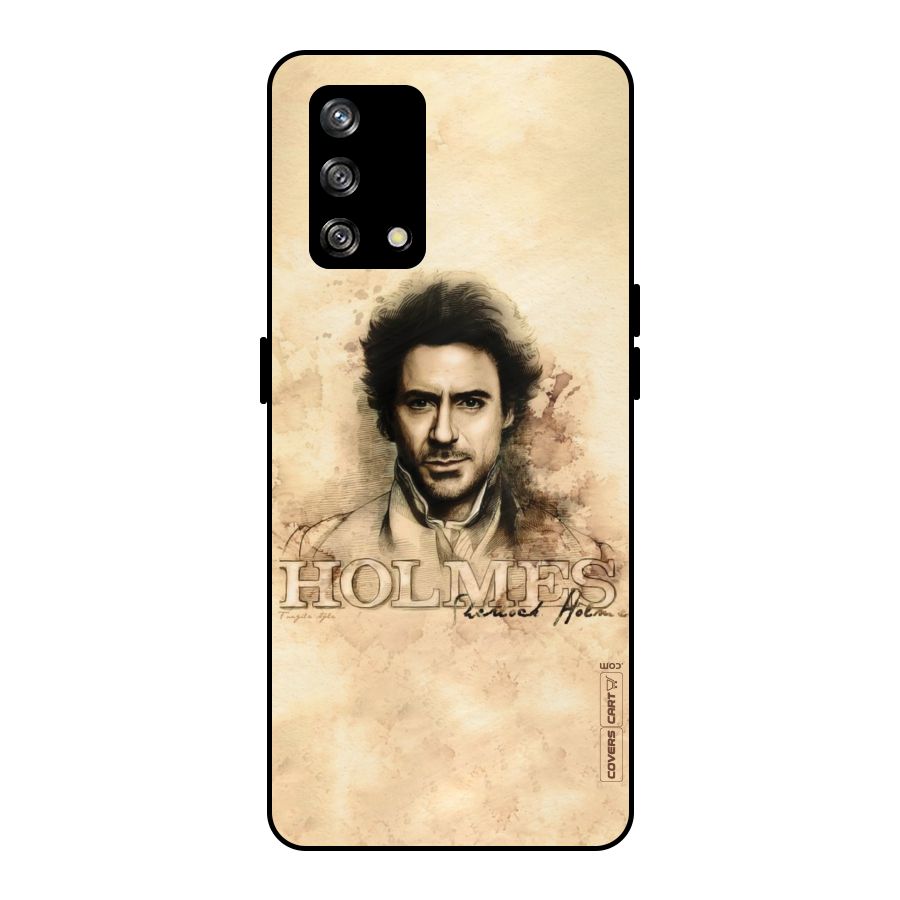Sherlock Holmes Fan Art Metal Back Case for Oppo F19