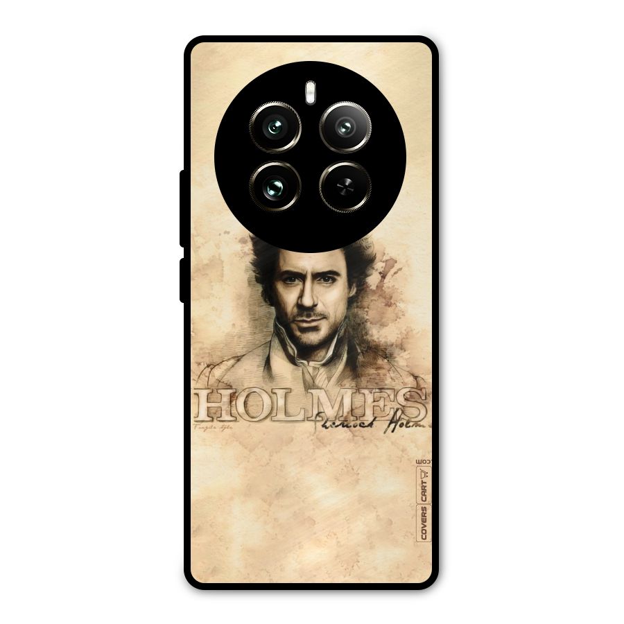 Sherlock Holmes Fan Art Metal Back Case for Realme 12 Pro