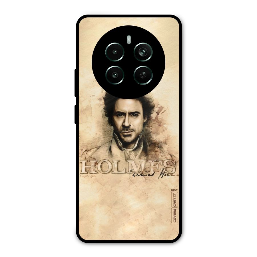 Sherlock Holmes Fan Art Metal Back Case for Realme 12 Pro Plus
