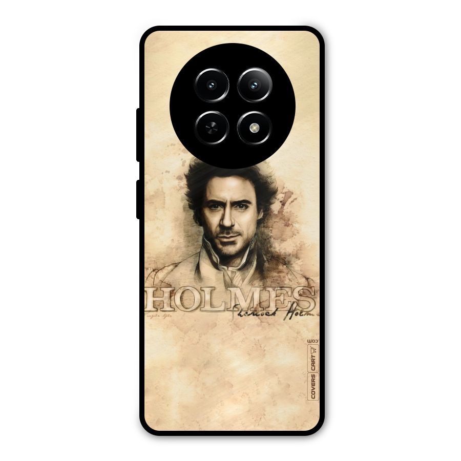 Sherlock Holmes Fan Art Metal Back Case for Realme 12x 5G