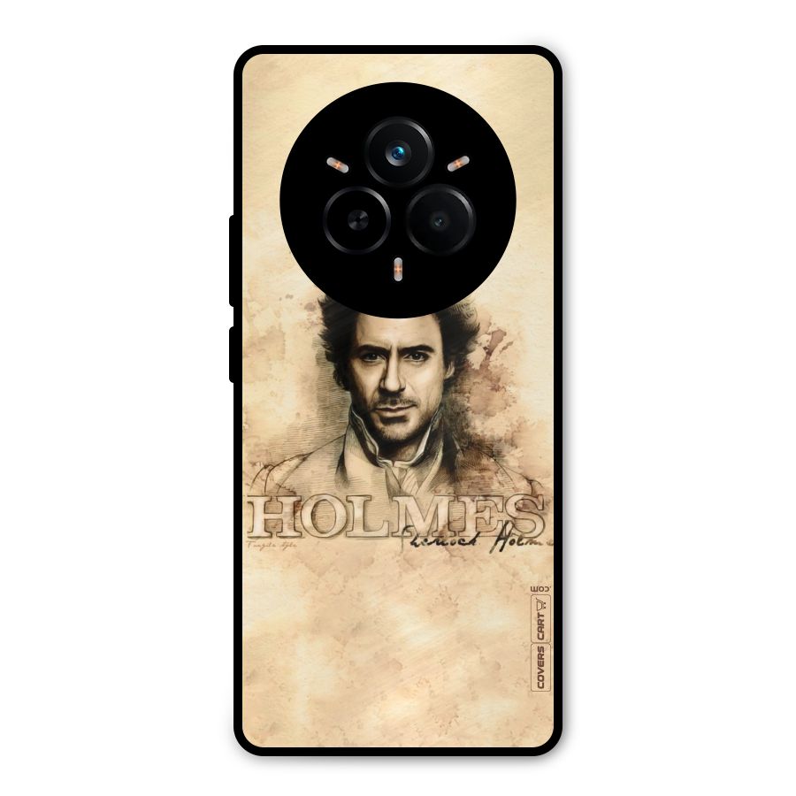 Sherlock Holmes Fan Art Metal Back Case for Realme 14 Pro