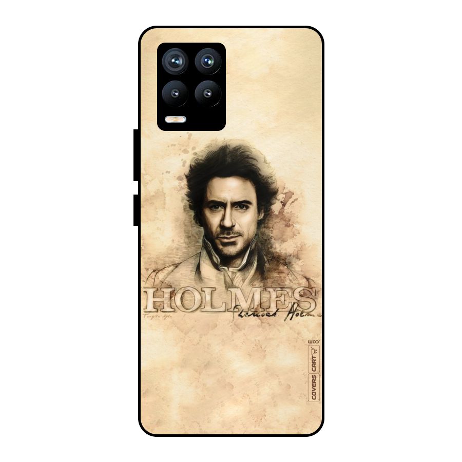 Sherlock Holmes Fan Art Metal Back Case for Realme 8 Pro