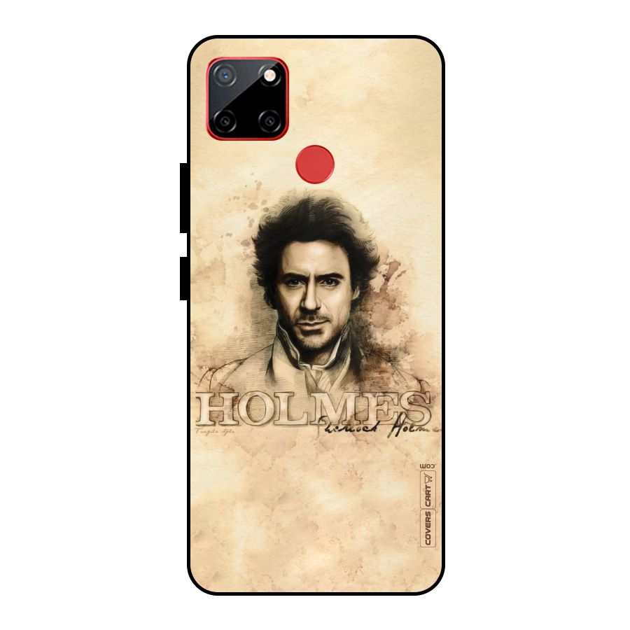 Sherlock Holmes Fan Art Metal Back Case for Realme C12