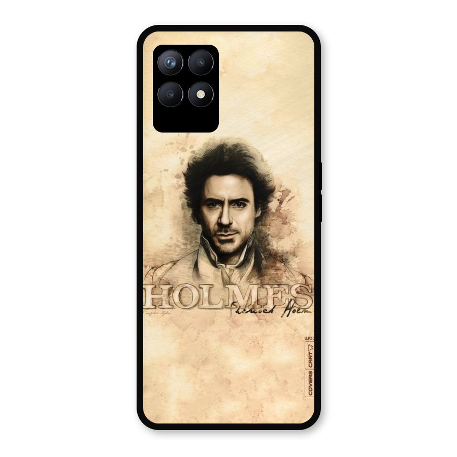 Sherlock Holmes Fan Art Metal Back Case for Realme Narzo 50
