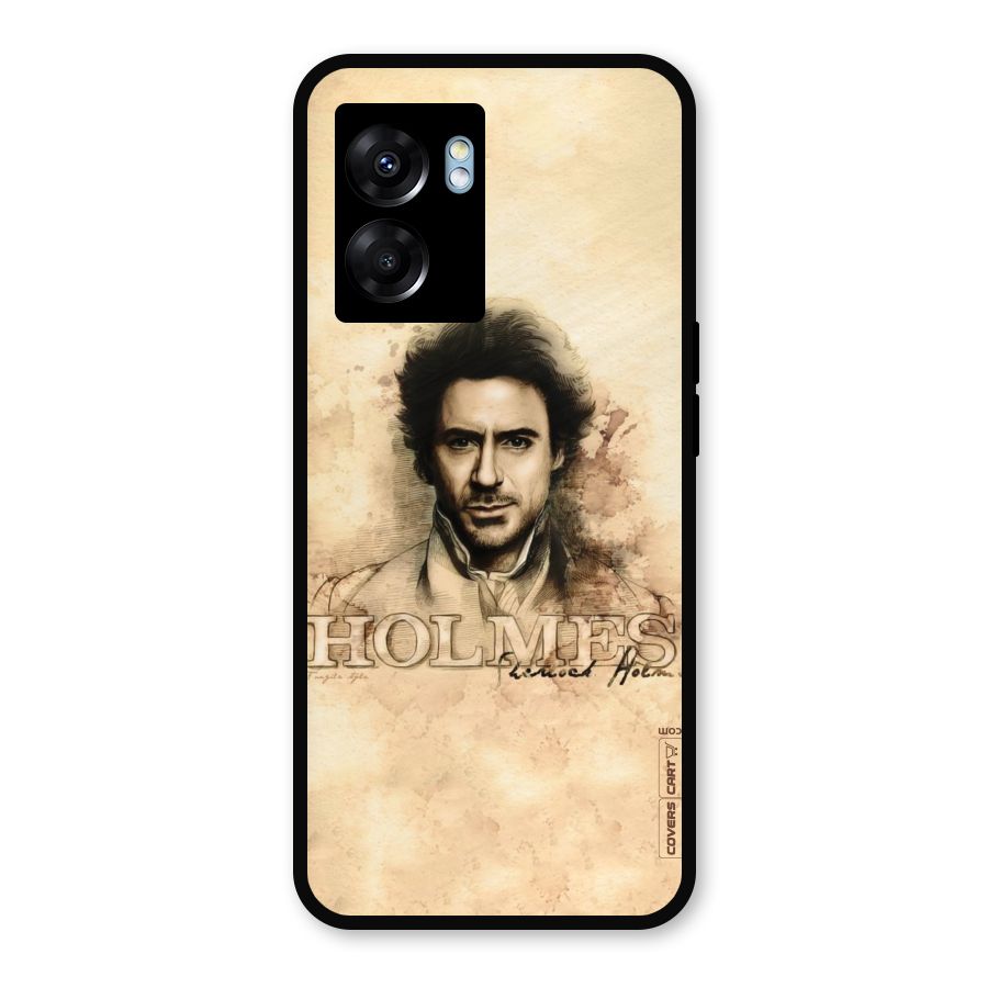Sherlock Holmes Fan Art Metal Back Case for Realme Narzo 50 5G