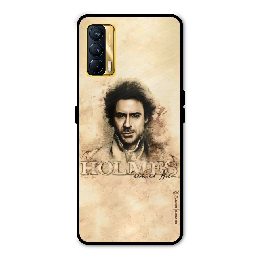 Sherlock Holmes Fan Art Metal Back Case for Realme X7