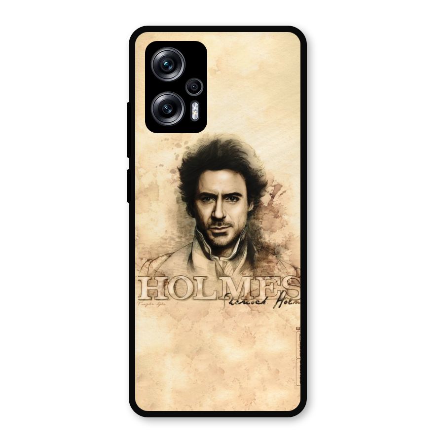 Sherlock Holmes Fan Art Metal Back Case for Redmi K50i