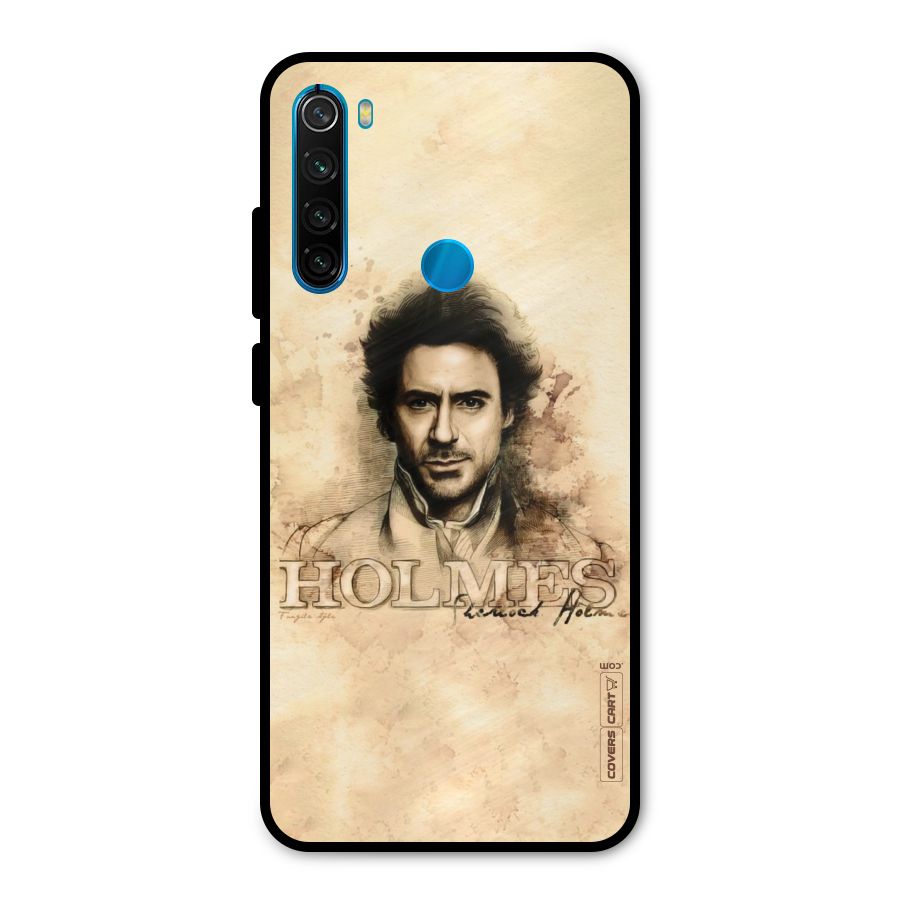 Sherlock Holmes Fan Art Metal Back Case for Redmi Note 8