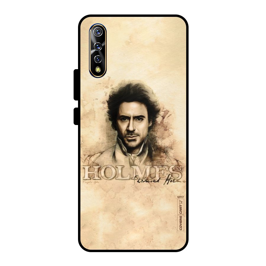 Sherlock Holmes Fan Art Metal Back Case for Vivo S1
