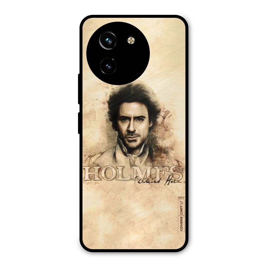 Sherlock Holmes Fan Art Metal Back Case for Vivo T3x