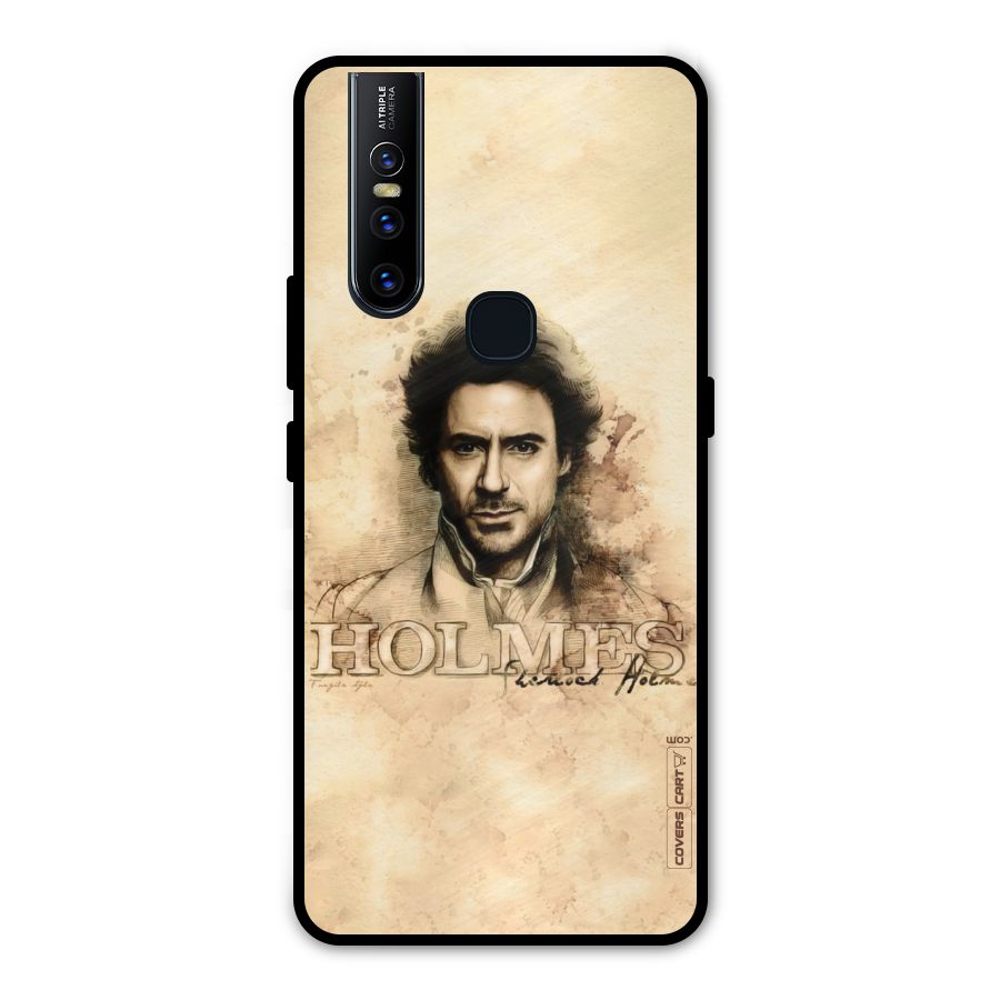 Sherlock Holmes Fan Art Metal Back Case for Vivo V15