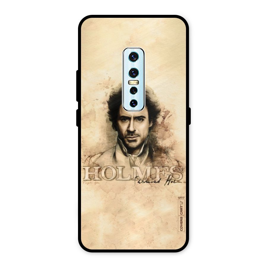 Sherlock Holmes Fan Art Metal Back Case for Vivo V17 Pro
