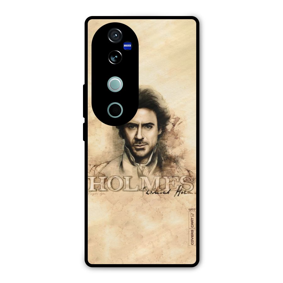 Sherlock Holmes Fan Art Metal Back Case for Vivo V40