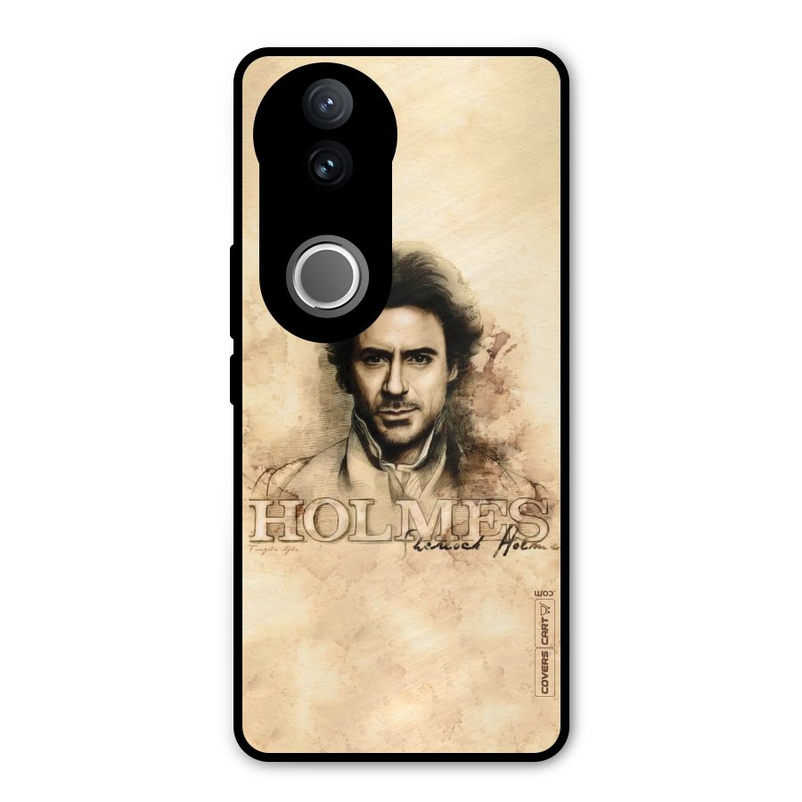 Sherlock Holmes Fan Art Metal Back Case for Vivo V50e