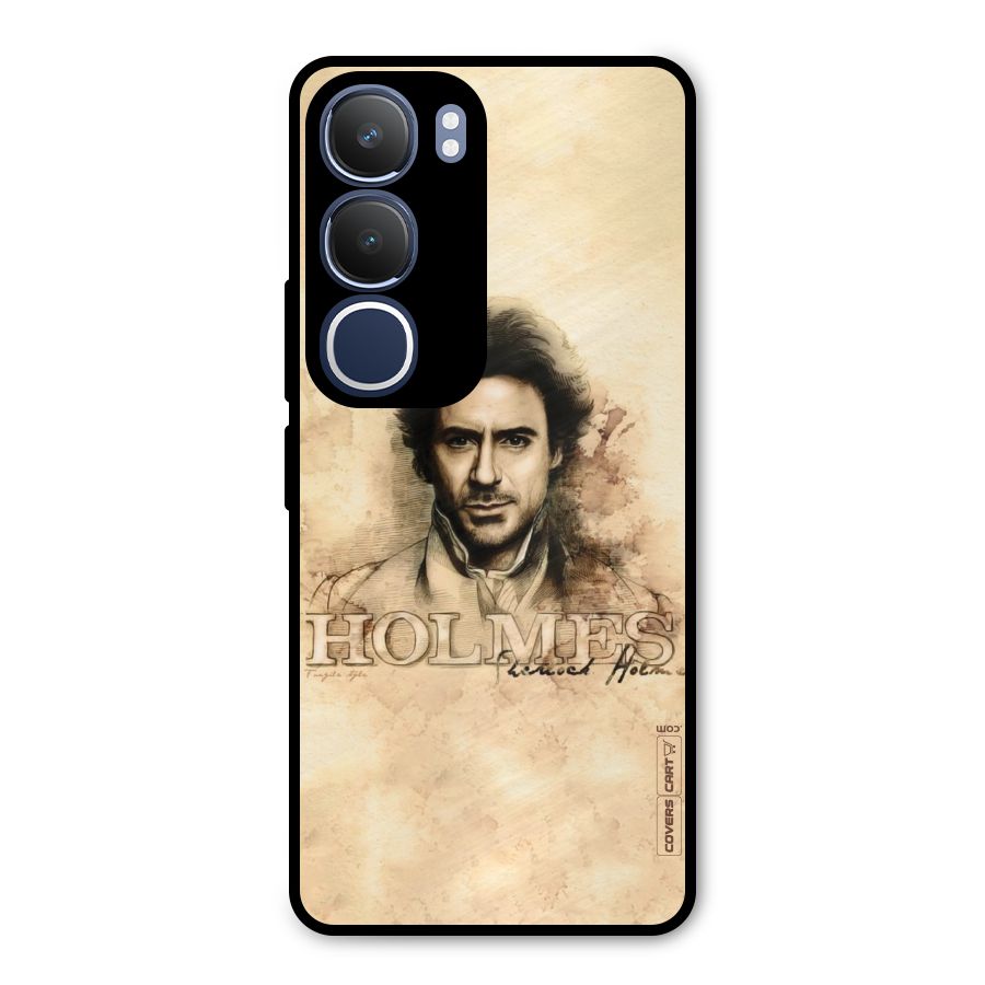 Sherlock Holmes Fan Art Metal Back Case for Vivo Y29